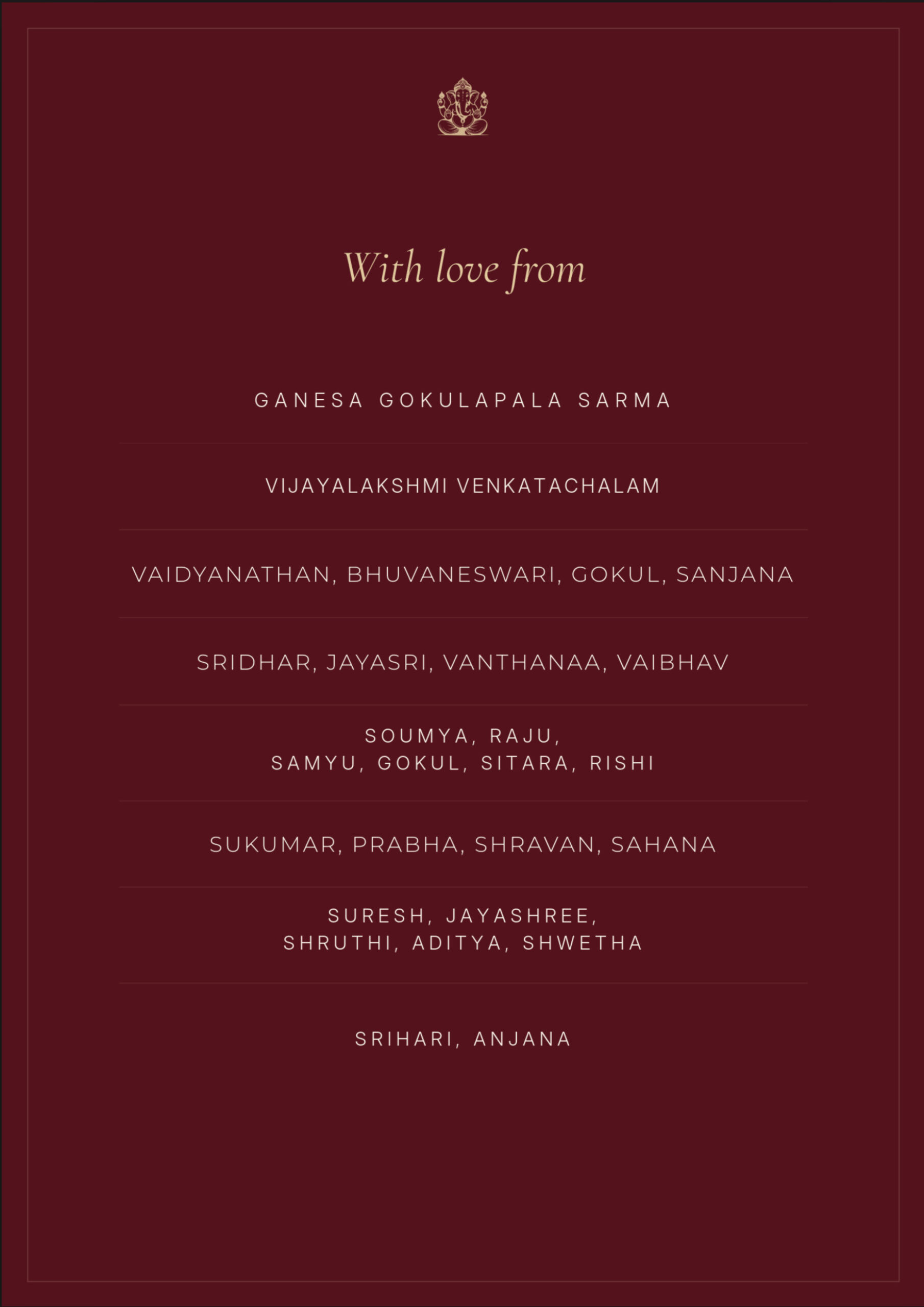 sr sashti invitation card 2